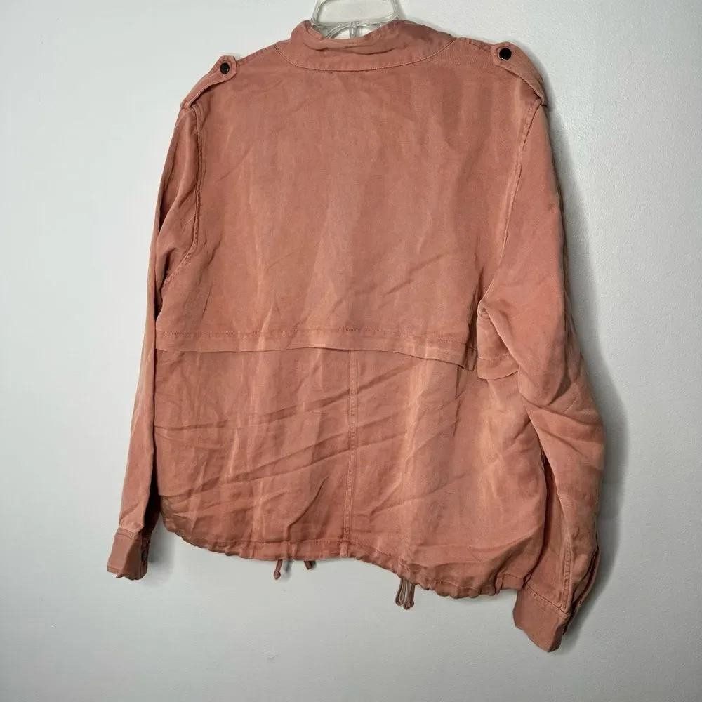 Rails pink denim jacket size XL